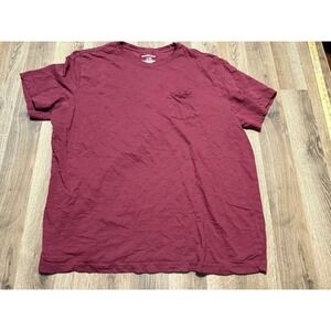 Redwood Creek Shirt Men's Size XXL Red Pocket Tee Crewneck Short Sleeve